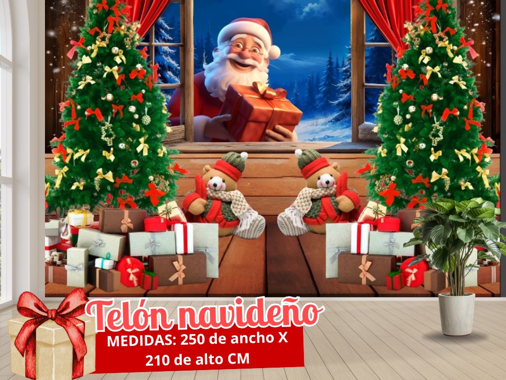 Miniatura 5 de TELON DE NAVIDAD PARED - DISEÑO: ARBOLBLANCO